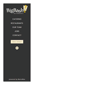 Tablet Screenshot of bigbashcaterers.net